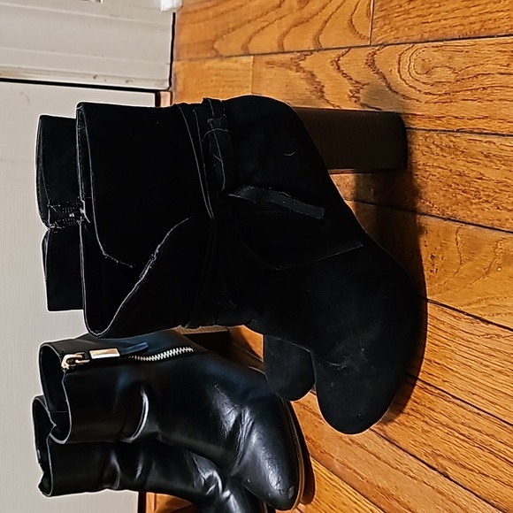 Three pairs of Fall ankle booties- size 9 - Picture 9 of 11